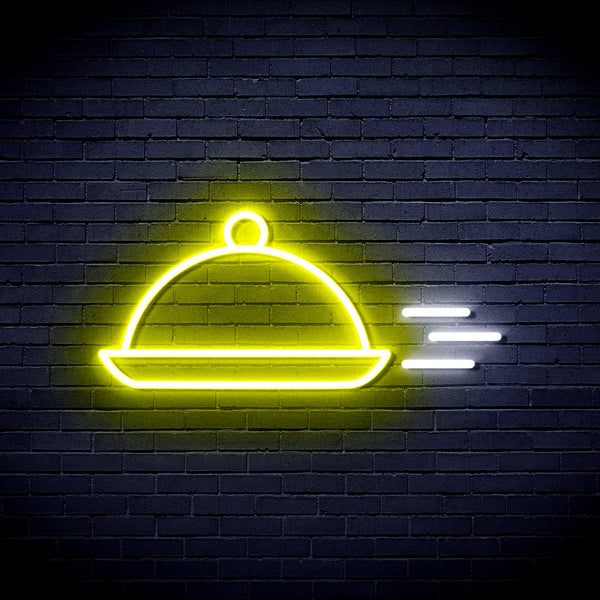 advpro-dishes-ultra-bright-led-neon-sign-fnu0322 - White & Yellow