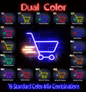advpro-shopping-cart-ultra-bright-led-neon-sign-fnu0324 - Dual-Color