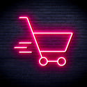 advpro-shopping-cart-ultra-bright-led-neon-sign-fnu0324 - Pink