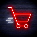 advpro-shopping-cart-ultra-bright-led-neon-sign-fnu0324 - White & Red