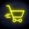 advpro-shopping-cart-ultra-bright-led-neon-sign-fnu0324 - Yellow