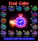 advpro-stop-watch-ultra-bright-led-neon-sign-fnu0325 - Dual-Color