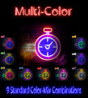 advpro-stop-watch-ultra-bright-led-neon-sign-fnu0325 - Multi-Color