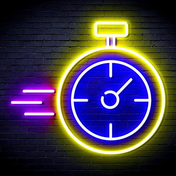 advpro-stop-watch-ultra-bright-led-neon-sign-fnu0325 - Multi-Color 2