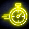 advpro-stop-watch-ultra-bright-led-neon-sign-fnu0325 - Yellow