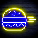 advpro-hamburger-ultra-bright-led-neon-sign-fnu0326 - Blue & Yellow