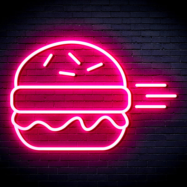 advpro-hamburger-ultra-bright-led-neon-sign-fnu0326 - Pink