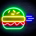 advpro-hamburger-ultra-bright-led-neon-sign-fnu0326 - Multi-Color 6