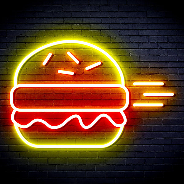 advpro-hamburger-ultra-bright-led-neon-sign-fnu0326 - Multi-Color 7