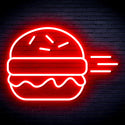 advpro-hamburger-ultra-bright-led-neon-sign-fnu0326 - Red