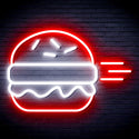 advpro-hamburger-ultra-bright-led-neon-sign-fnu0326 - White & Red