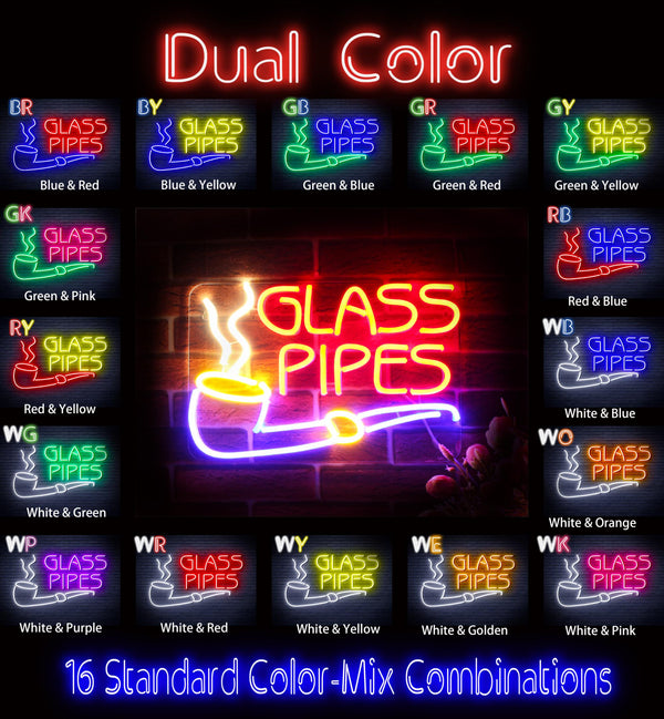 advpro-glass-pipes-ultra-bright-led-neon-sign-fnu0329 - Dual-Color