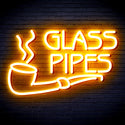 advpro-glass-pipes-ultra-bright-led-neon-sign-fnu0329 - Golden Yellow