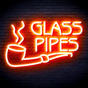 advpro-glass-pipes-ultra-bright-led-neon-sign-fnu0329 - Orange