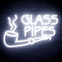 advpro-glass-pipes-ultra-bright-led-neon-sign-fnu0329 - White