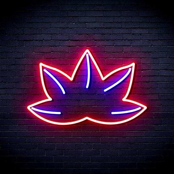 advpro-marijuana-ultra-bright-led-neon-sign-fnu0331 - Blue & Red