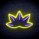 advpro-marijuana-ultra-bright-led-neon-sign-fnu0331 - Blue & Yellow