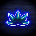 advpro-marijuana-ultra-bright-led-neon-sign-fnu0331 - Green & Blue