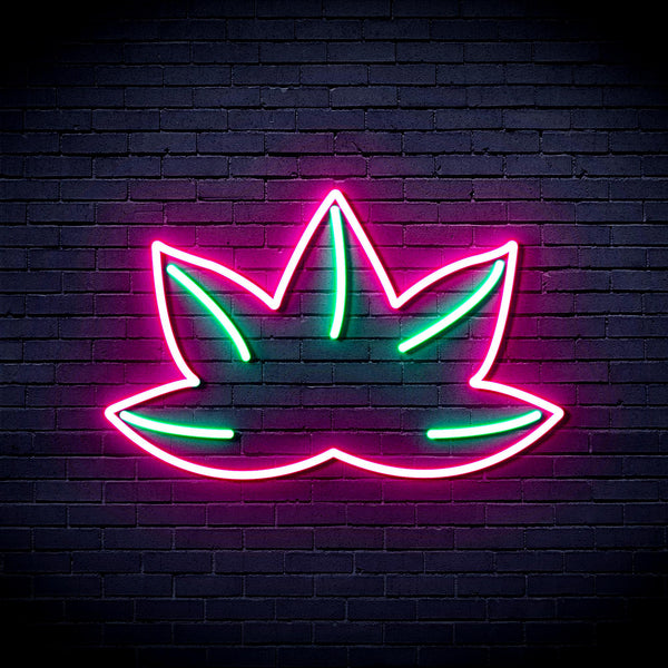 advpro-marijuana-ultra-bright-led-neon-sign-fnu0331 - Green & Pink