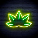 advpro-marijuana-ultra-bright-led-neon-sign-fnu0331 - Green & Yellow