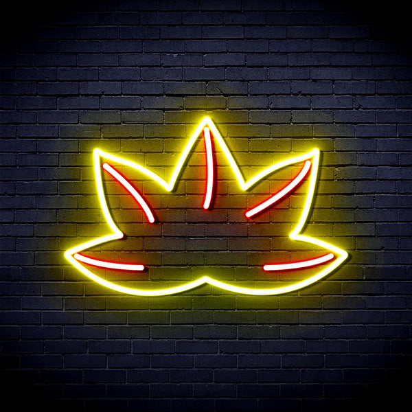 advpro-marijuana-ultra-bright-led-neon-sign-fnu0331 - Red & Yellow