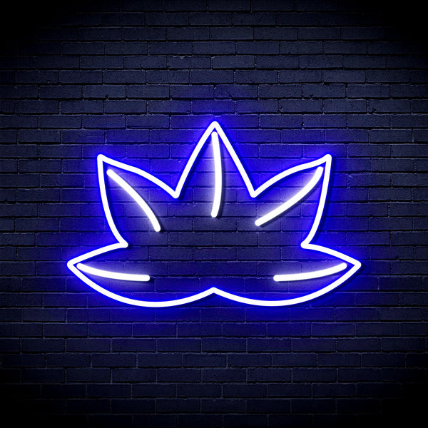 advpro-marijuana-ultra-bright-led-neon-sign-fnu0331 - White & Blue