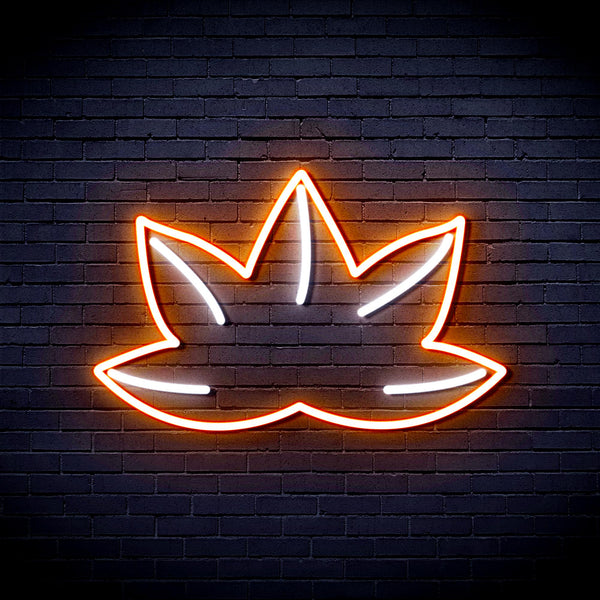 advpro-marijuana-ultra-bright-led-neon-sign-fnu0331 - White & Orange