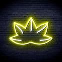 advpro-marijuana-ultra-bright-led-neon-sign-fnu0331 - White & Yellow