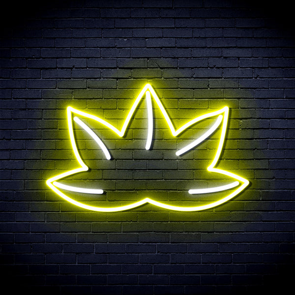 advpro-marijuana-ultra-bright-led-neon-sign-fnu0331 - White & Yellow