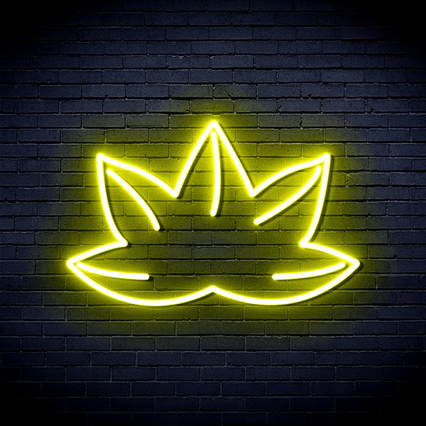 advpro-marijuana-ultra-bright-led-neon-sign-fnu0331 - Yellow