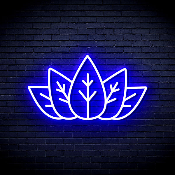 advpro-marijuana-ultra-bright-led-neon-sign-fnu0332 - Blue