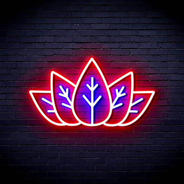 advpro-marijuana-ultra-bright-led-neon-sign-fnu0332 - Blue & Red