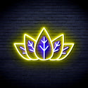 advpro-marijuana-ultra-bright-led-neon-sign-fnu0332 - Blue & Yellow