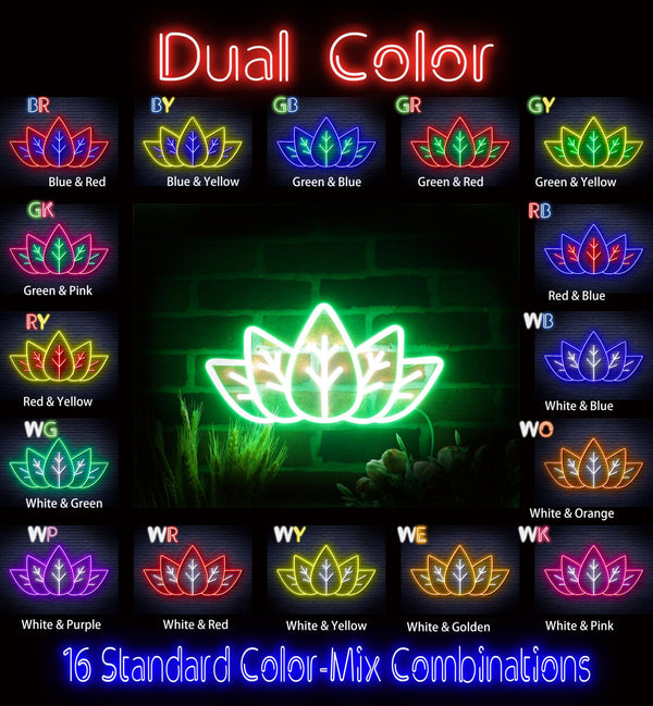 advpro-marijuana-ultra-bright-led-neon-sign-fnu0332 - Dual-Color