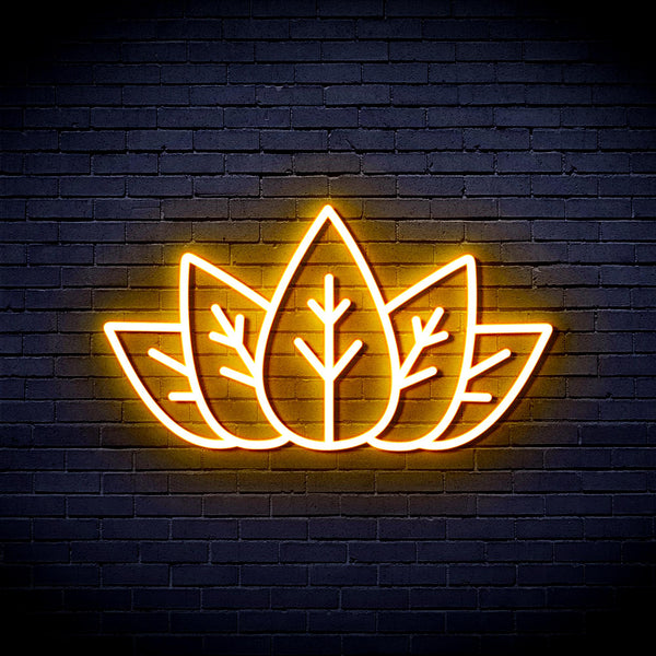 advpro-marijuana-ultra-bright-led-neon-sign-fnu0332 - Golden Yellow