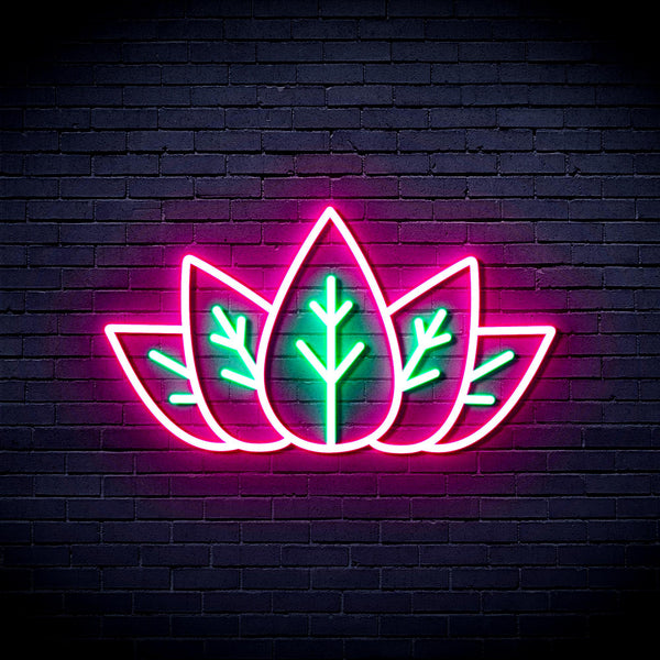 advpro-marijuana-ultra-bright-led-neon-sign-fnu0332 - Green & Pink