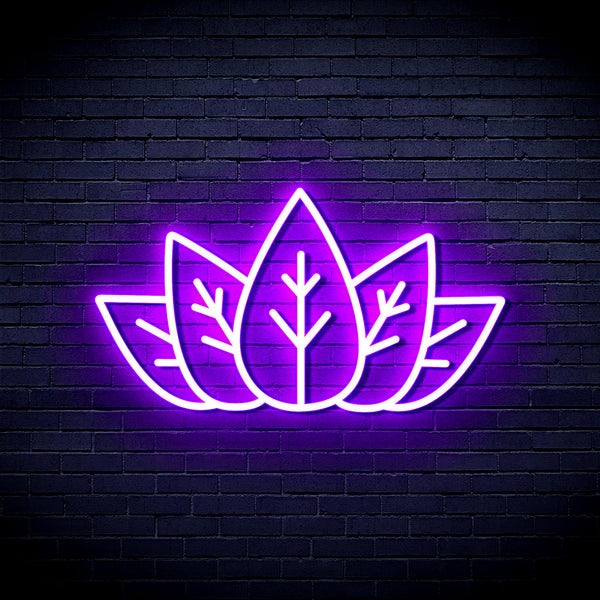 advpro-marijuana-ultra-bright-led-neon-sign-fnu0332 - Purple
