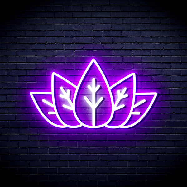 advpro-marijuana-ultra-bright-led-neon-sign-fnu0332 - White & Purple