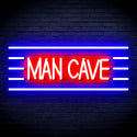 advpro-man-cave-ultra-bright-led-neon-sign-fnu0333 - Blue & Red
