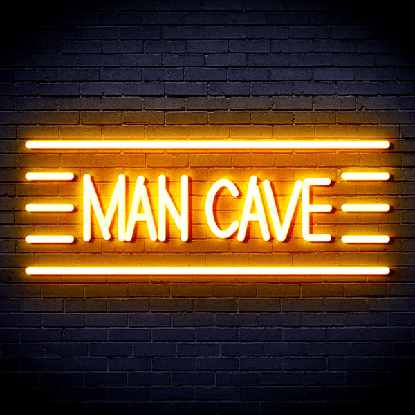 advpro-man-cave-ultra-bright-led-neon-sign-fnu0333 - Golden Yellow
