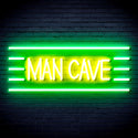 advpro-man-cave-ultra-bright-led-neon-sign-fnu0333 - Green & Yellow