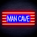 advpro-man-cave-ultra-bright-led-neon-sign-fnu0333 - Red & Blue