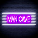 advpro-man-cave-ultra-bright-led-neon-sign-fnu0333 - White & Purple