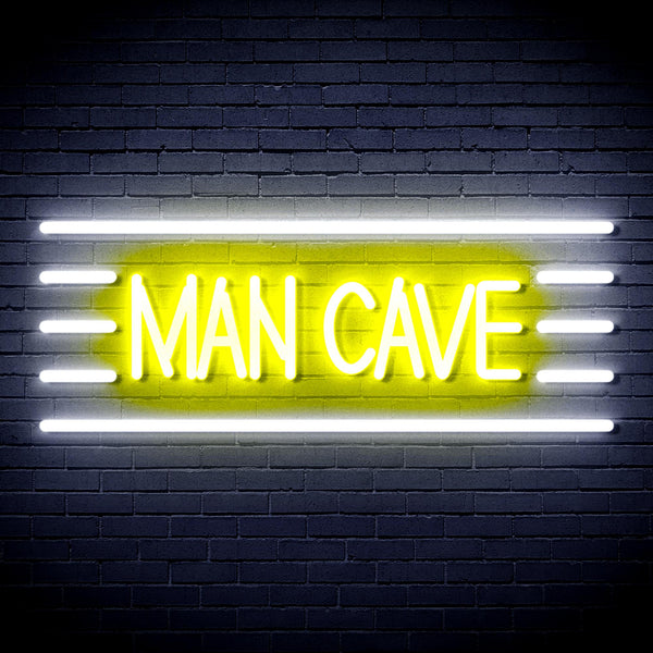 advpro-man-cave-ultra-bright-led-neon-sign-fnu0333 - White & Yellow