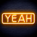 advpro-yeah-ultra-bright-led-neon-sign-fnu0334 - Golden Yellow