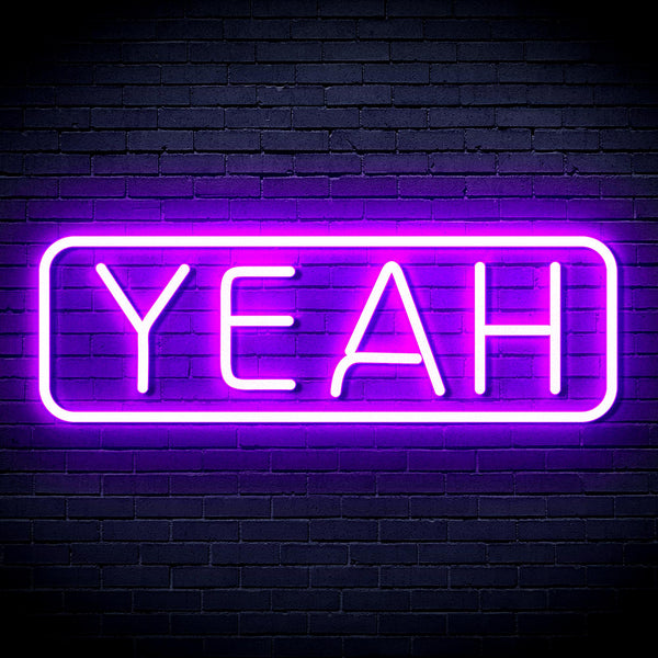 advpro-yeah-ultra-bright-led-neon-sign-fnu0334 - Purple