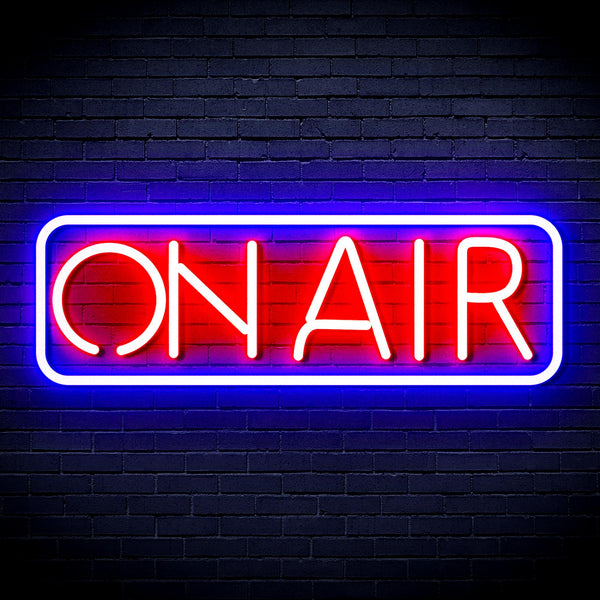 advpro-on-air-ultra-bright-led-neon-sign-fnu0335 - Blue & Red