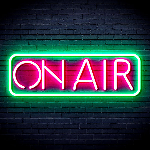 advpro-on-air-ultra-bright-led-neon-sign-fnu0335 - Green & Pink