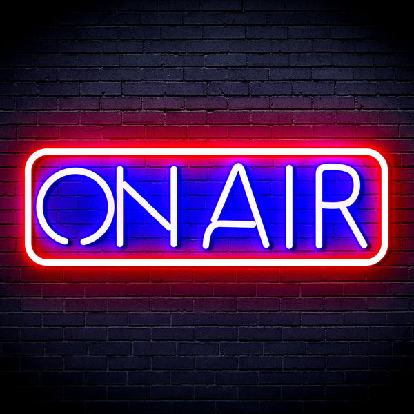 advpro-on-air-ultra-bright-led-neon-sign-fnu0335 - Red & Blue