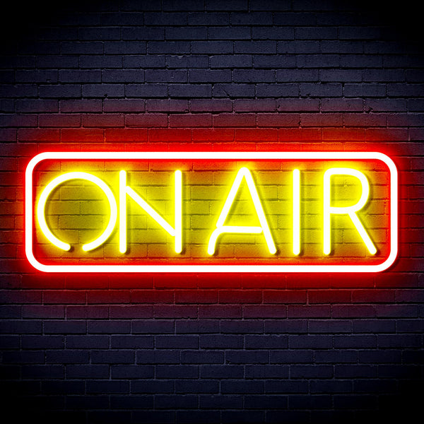 advpro-on-air-ultra-bright-led-neon-sign-fnu0335 - Red & Yellow
